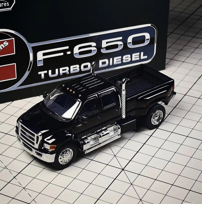 ZD MK 1:64 HEC Black F650 Turbo Pickup Truck Sports Model Diecast Metal Car BN