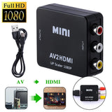 RCA AV to HDMI Converter Composite AV CVBS HD Video Adapter Wii PS4 NES SNES