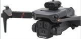 K6 drone with HD camera, front gimbal and prop arms extended
