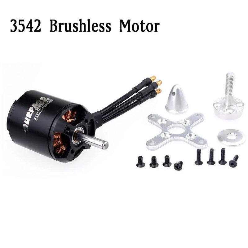 3542 1250KV/1000KV Brushless Outrunner Motor 5.0mm Shaft Compatible 2-4S US SHIP