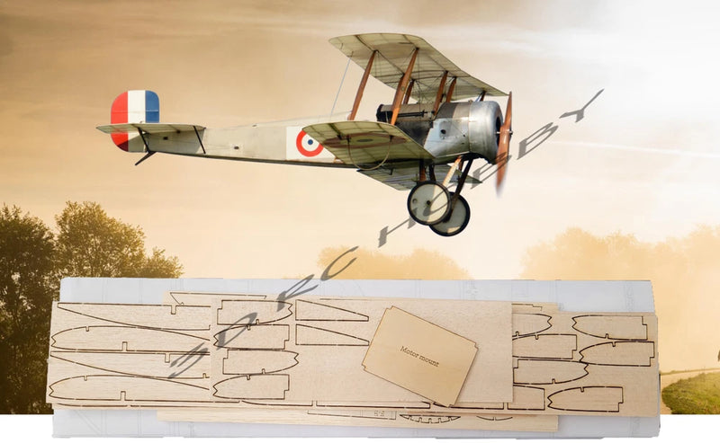 Bristol Scout Biplane 32" WS R/C Airplane Laser Cut Balsa &Ply Short Kit + Plans