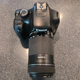 Canon EOS Rebel T3 12.2MP Digital SLR Camera with 2 lens and accessories.
