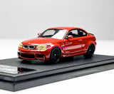 7cm 1:64 Orange 1M E82 Coupe Black Rims Sports Model Diecast Metal Car
