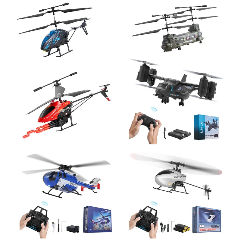 Uimoso RC Helicopter Remote Control Toy w/ 3.5/4 Channels for Kids' Gift