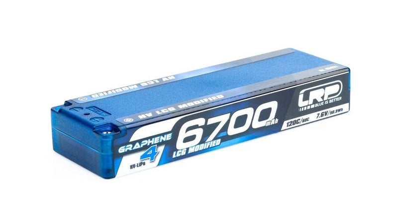 New LRP HV LCG Modified Graphene 4 6700mAh 120C/60C 7.6V/50.9Wh