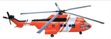 800 EC-225 ARF Super Puma Salvamento RC Helicopter Fuselage Orange White KIT