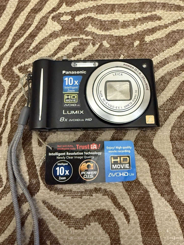 Panasonic Lumix DMC-ZR3 Camera 10x 25mm Wide HD Movies New!!
