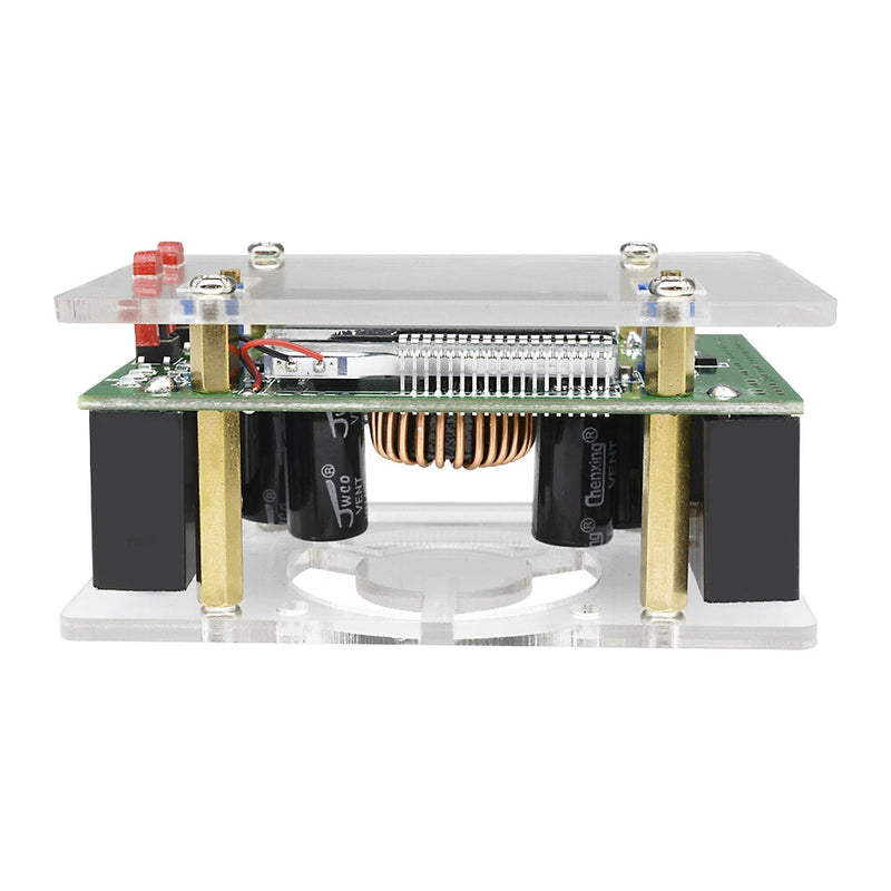 10A DC-DC CC CV Adjustable Step Down Power Supply Module LCD Dual Display + Case