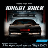 DeAGOSTINI Knight Rider 2000 K.I.T.T. 1/8 Scale Model Car Parts Weekly Magazine