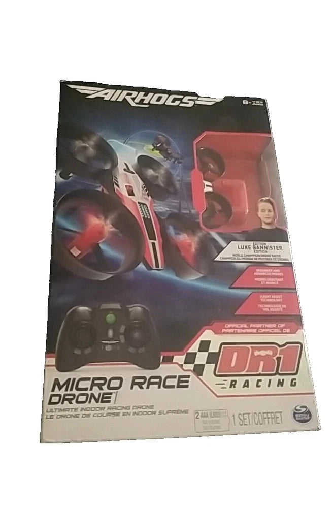 AirHogs DR1 Micro Race Drone Mini indoor racing box with Luke Bannister edition