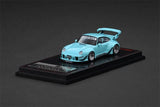 IG 1:64 RWB 993 Blue Green Diecast Model Car