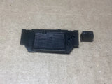 1/24 scale model radiator with black fins and side bracket