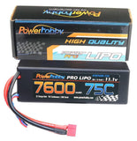 3S 7600mAh 75C Deans Hard Case Lipo Battery Powerhobby PH-3S-7600-75C-DEANS-HC Battery