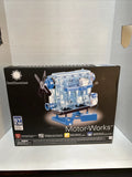 Smithsonian Motor Works Stem 4-Cylinder Engine Model Battery Operated New Battery
