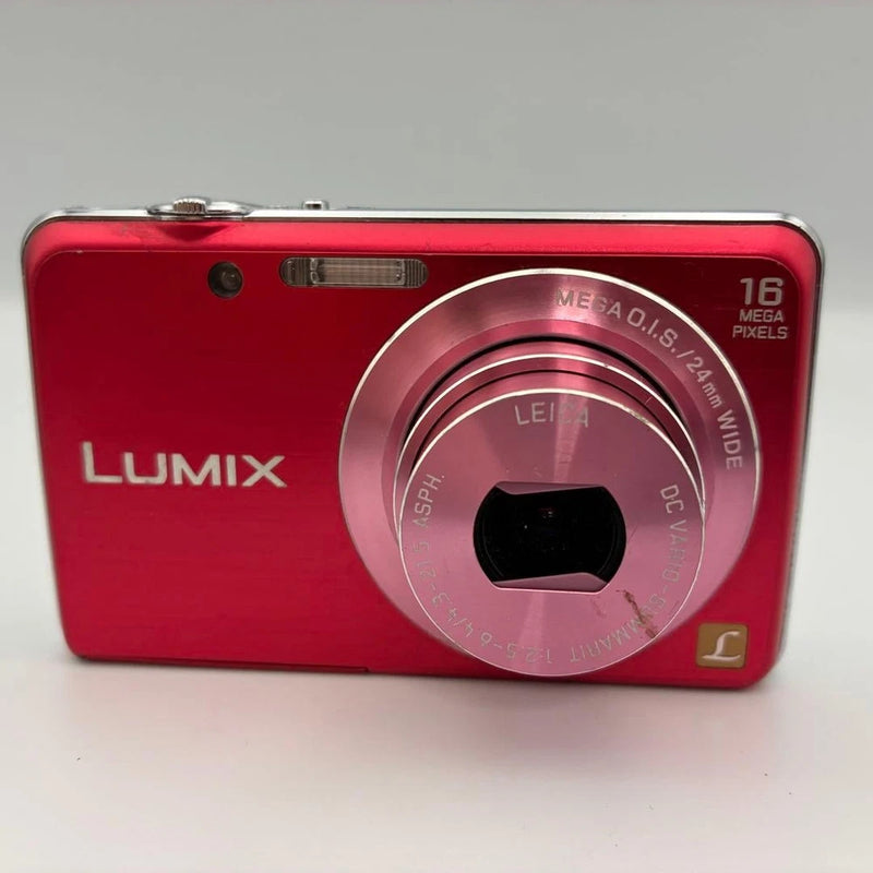 LUMIX DMC-FH8 Digital Camera, Red Compact USED From Japan