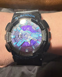 G SHOCK Model Number GA 110HC CASIO Black Purple New Battery Battery