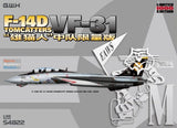 LNRS4822 1:48 Great Wall Hobby F-14D Tomcat 'VF-31 Tomcatters' with Pilot