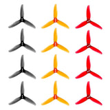 12 Pcs 3020 3 Blade PC Propellers 1.5mm 3 Hole Props for RC Drone Set