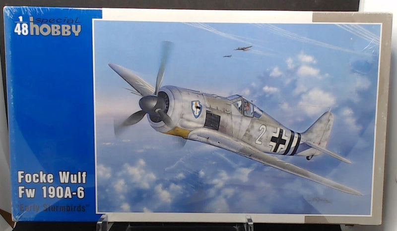 Focke Wulf Fw 190A-6 early Sturmbirds 1:48 scale model kit box