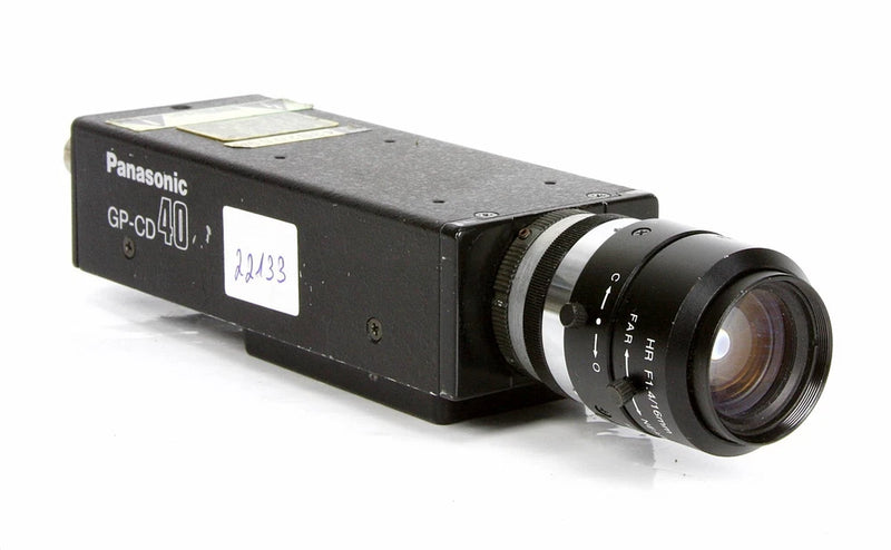 Panasonic Industrial CCD Camera W/ Lens GP-CD40 + HR F1.4/16MM