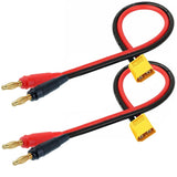 QOFOWIN XT30 Connector Adapter Plug, XT30 Male Plug to 4mm Banana Male Connec... Battery