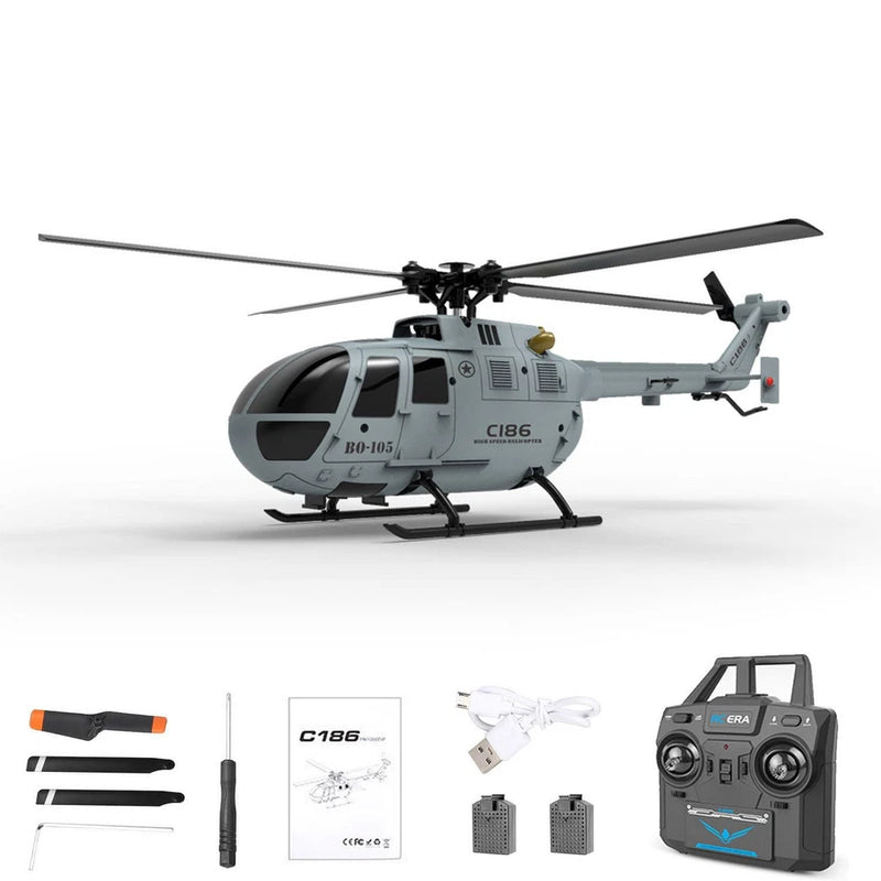 LowPrice RC 1/48 C186 Plastic 2.4GHz Helicopter 7.4V Battery Gyro Battery Charge