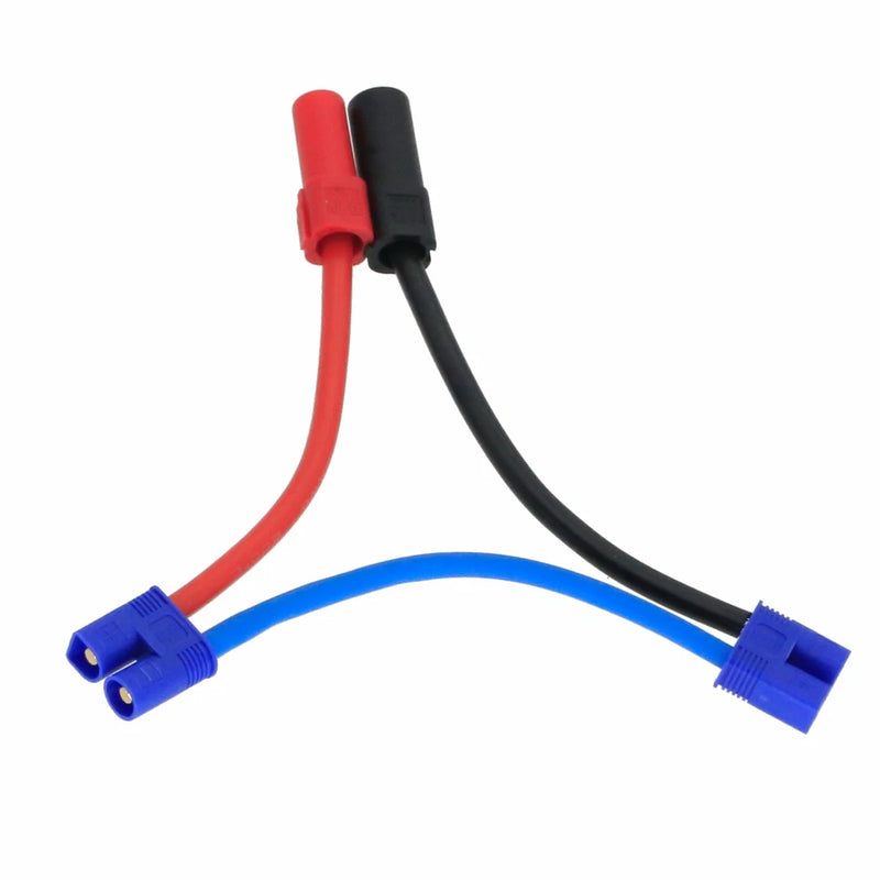 Series Wire HXT150 1 Male-/Female+ to 2 Male EC3 12AWG 10CM Serial Cable RC FPV