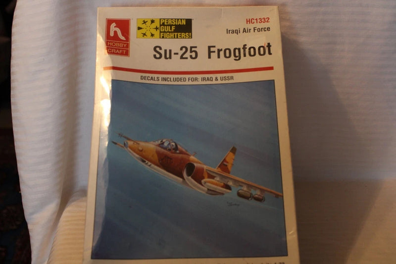 1/72 Scale Hobby Craft, SU-25 Frogfoot Iraqi Jet Model Kit #HC1332 BN Sealed Box