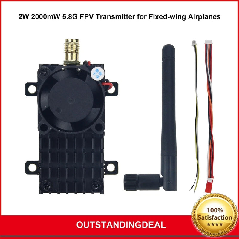2W 2000mW 5.8G FPV   Drone VTX Working Distance Surpassing 5KM ot25 *cm