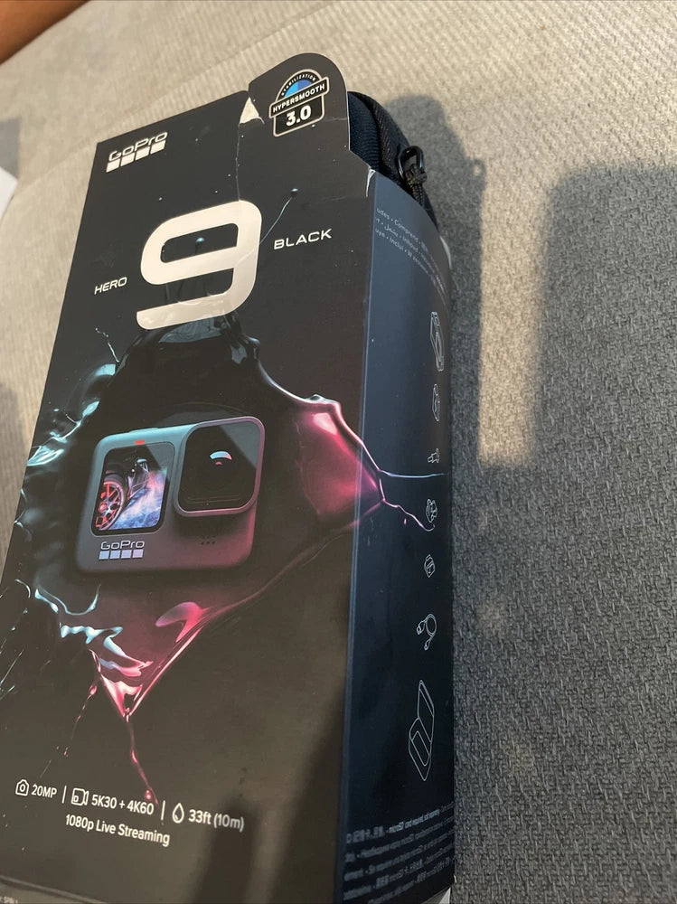 New GoPro HERO9 20MP 5K Ultra HD Action Camera - Black