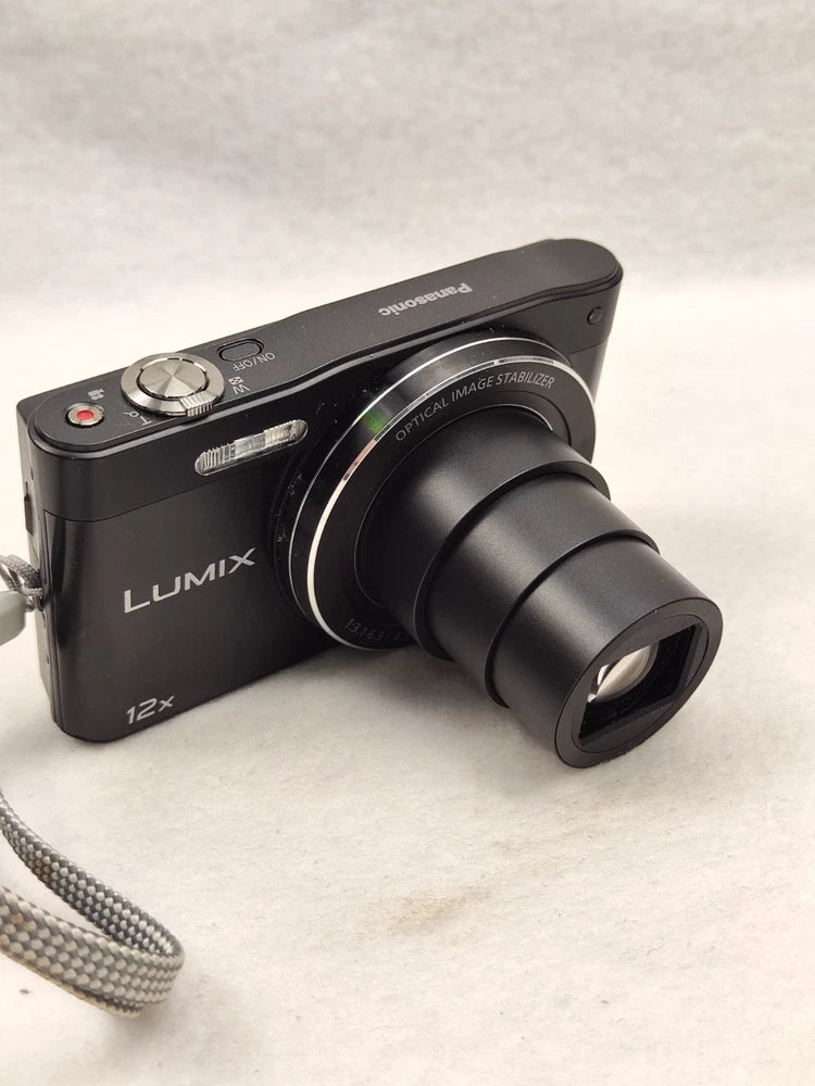 Panasonic Lumix DMC-SZ8 16.0MP digital camera with 12x zoom, black.
