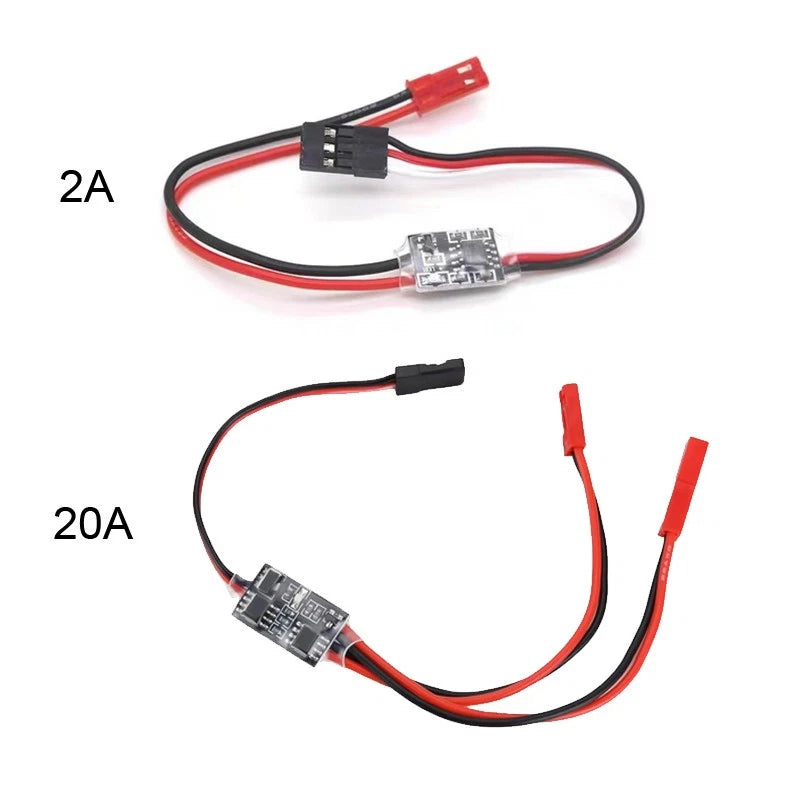 2A 20A RC LED Switch Aircraft Models 3-30V PWM Signal Controller Drone Launchers