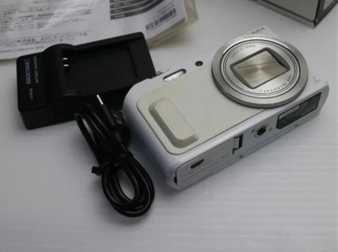 Panasonic Lumix DMC-TZ57 Digital Camera White 20x Zoom Compact Camera Japan