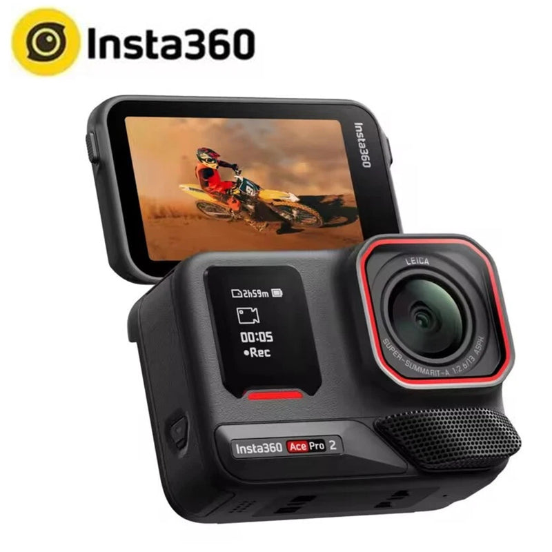 Insta360 Ace Pro 2 Leica 1/1.3" Sensor 8K AI-Powered Waterproof Action Cameras