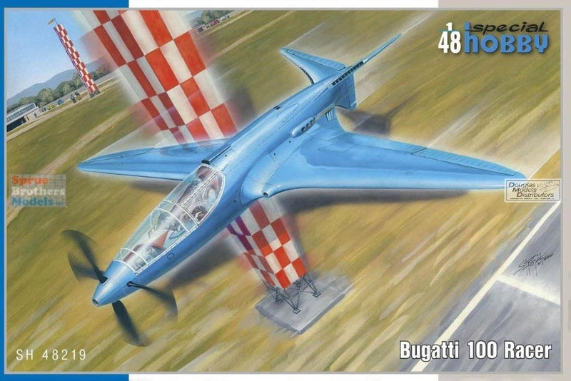 Special Hobby 1:48 Bugatti 100 Racer model aircraft, blue