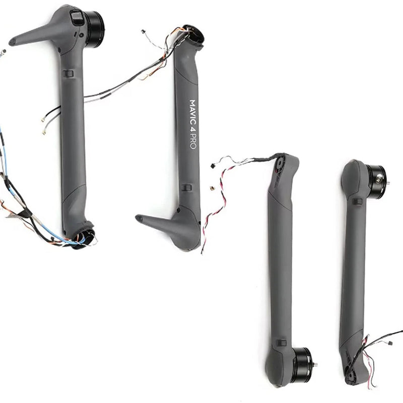 DJI Mavic front arm motor assembly with dark gray arm legs and exposed wiring