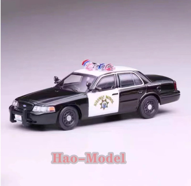 596 1/64 Ford Victoria Police Car Model Alloy Diecast Display Boys adults Gifts