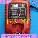 PC NEW LCS12FC BlackDecker 12v Battery Charger Model LCS12FC 120v Arkd Fast Ship Battery