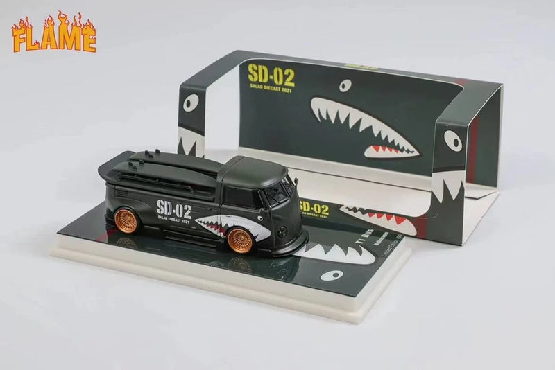 Liberty 1:64 Model Car T1 Tow Truck Alloy Diecast Pickup Trailer Collection Gulf