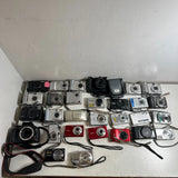 Lots Canon Fujifilm Sony Olympus Nikon Panasonic Digital Cameras - For Parts