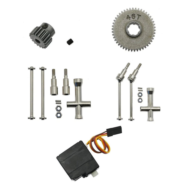 1/16 RC Car Accessory Metal Front Drive Shaft for Brushless Update Parts