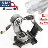 Gimbal yaw motor module with yaw arm bracket, electronic board and metal housing