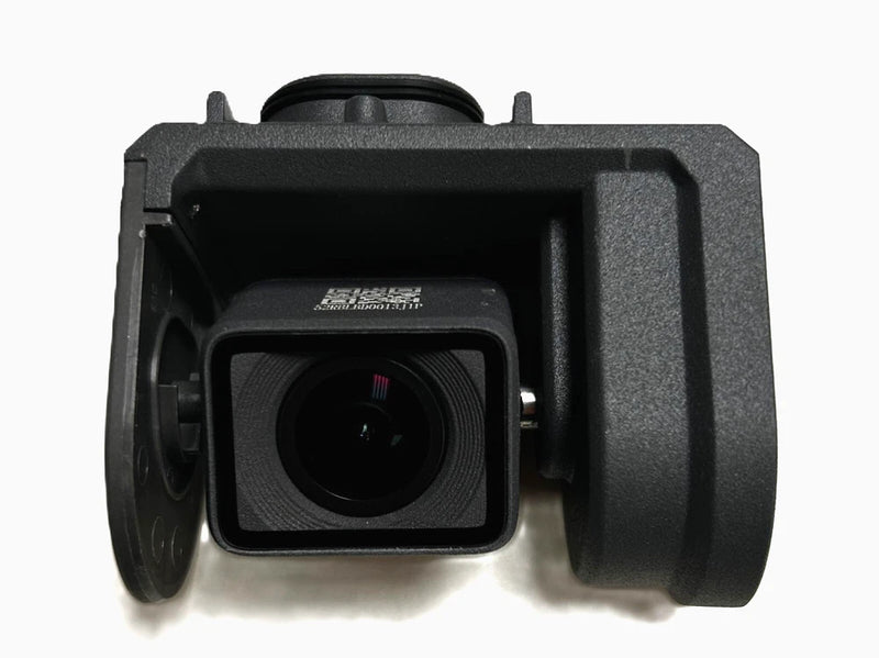 FPV camera module with black housing and exposed lens