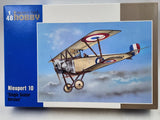 Special Hobby Nieuport 10 single-seater model kit box, 1:48 scale