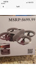 Factory-sealed Sky Pillar drone box with gray quadcopter and remote control artwork