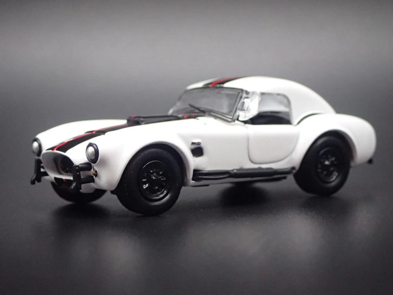 1965 65 SHELBY COBRA 427 S/C WHITE 1:64 SCALE COLLECTIBLE DIECAST MODEL CAR