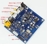 ES9038 Q2M I2S DSD Fiber Coaxial Input Decoder Board DAC