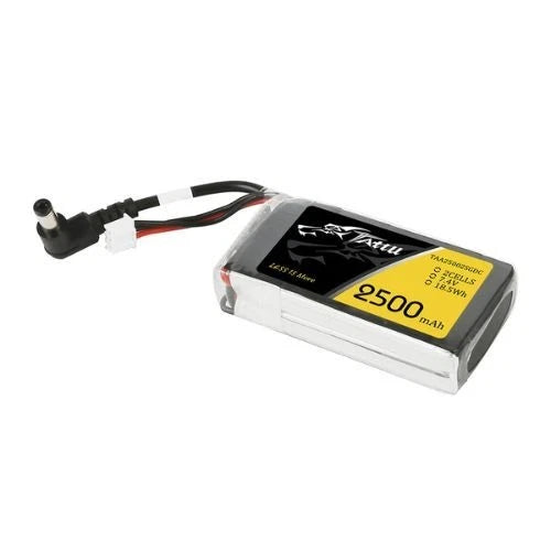 2500mAh 2S Tattu Fatshark Goggles Lipo Battery Pack with DC5.5mm Plug Battery