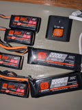 Lot ~ Spektrum RC Smart G2 Powerstage Smart LiPo Batteries/4-850's & 2-2200's
