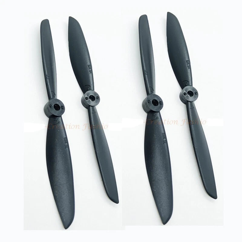 2Pairs Updated Black FC6045 6x4.5" Blade Counter CW/CCW RC Model Drone Propeller